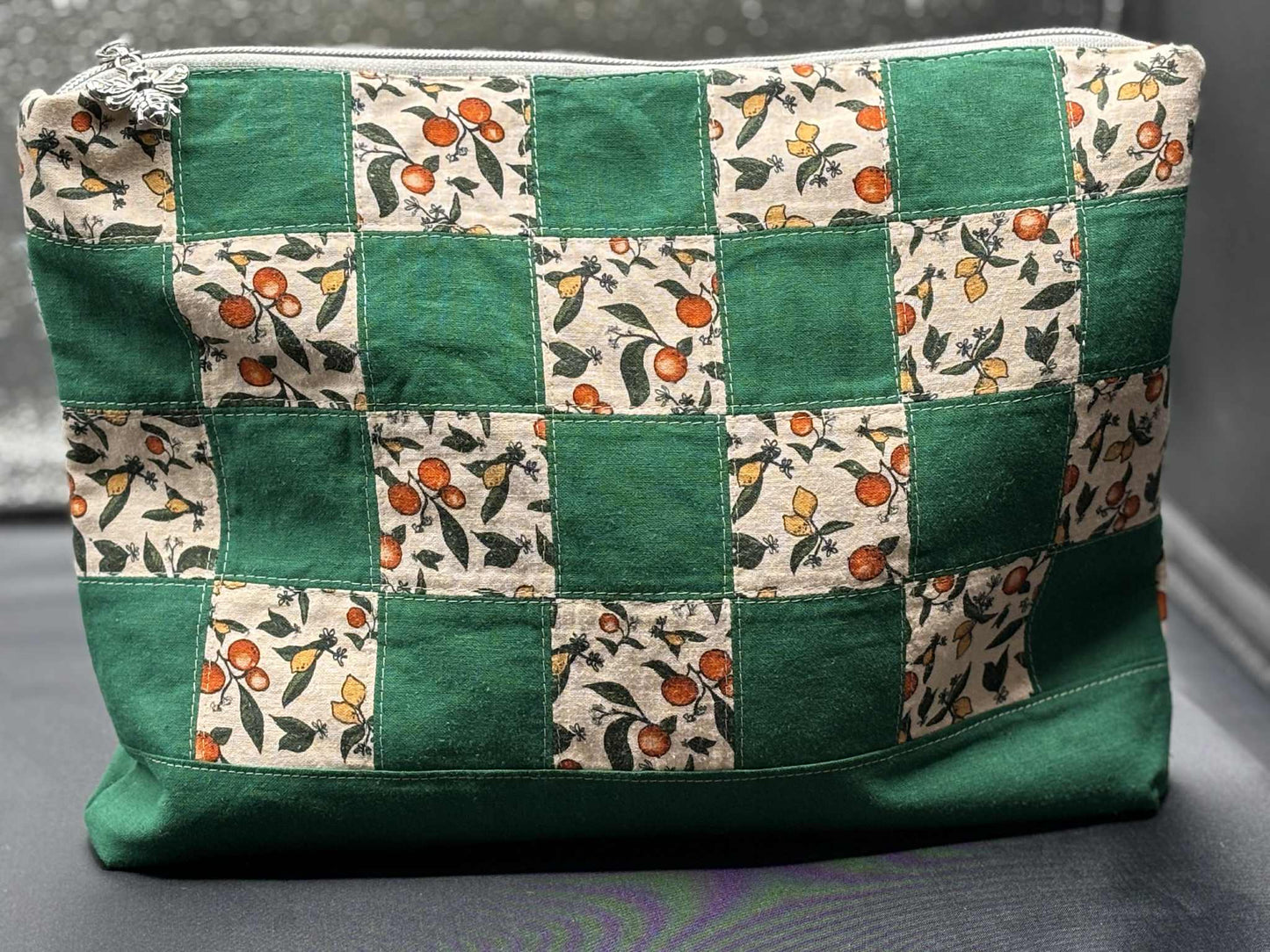 XL Quilted Flat Bottom Bag