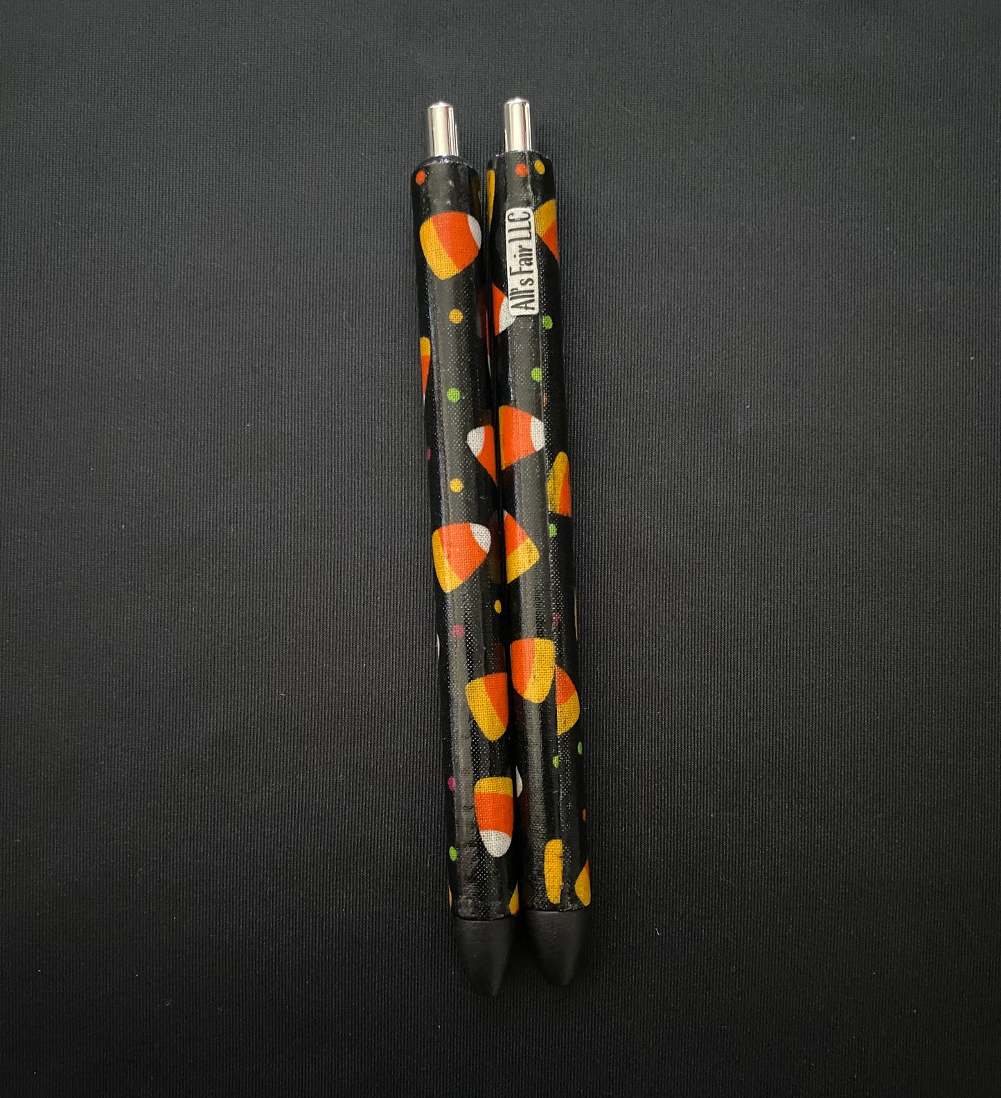 Halloween fabric covered Inkjoy pens
