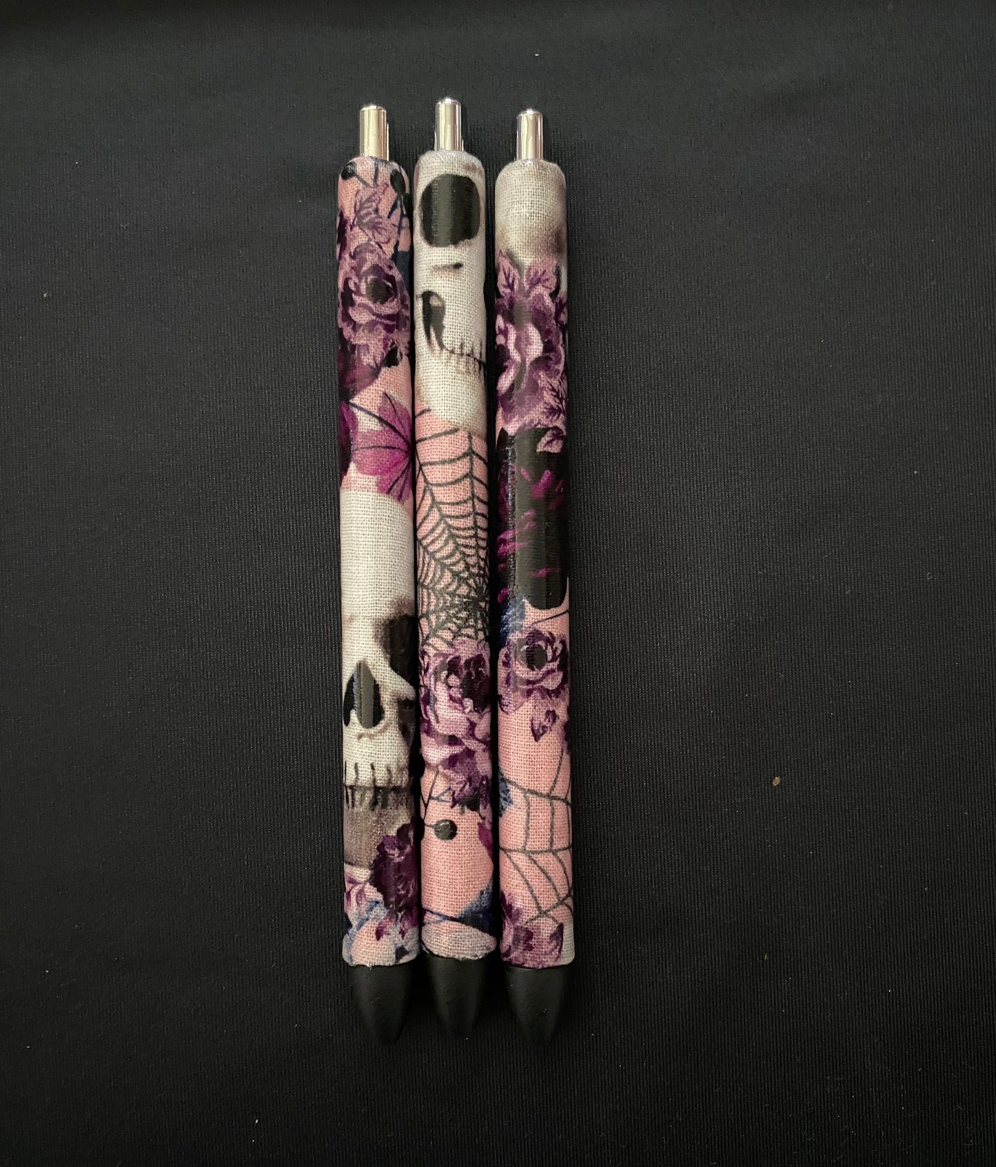 Halloween fabric covered Inkjoy pens