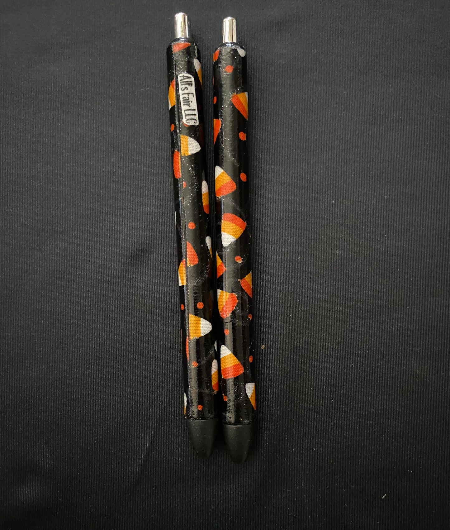 Halloween fabric covered Inkjoy pens