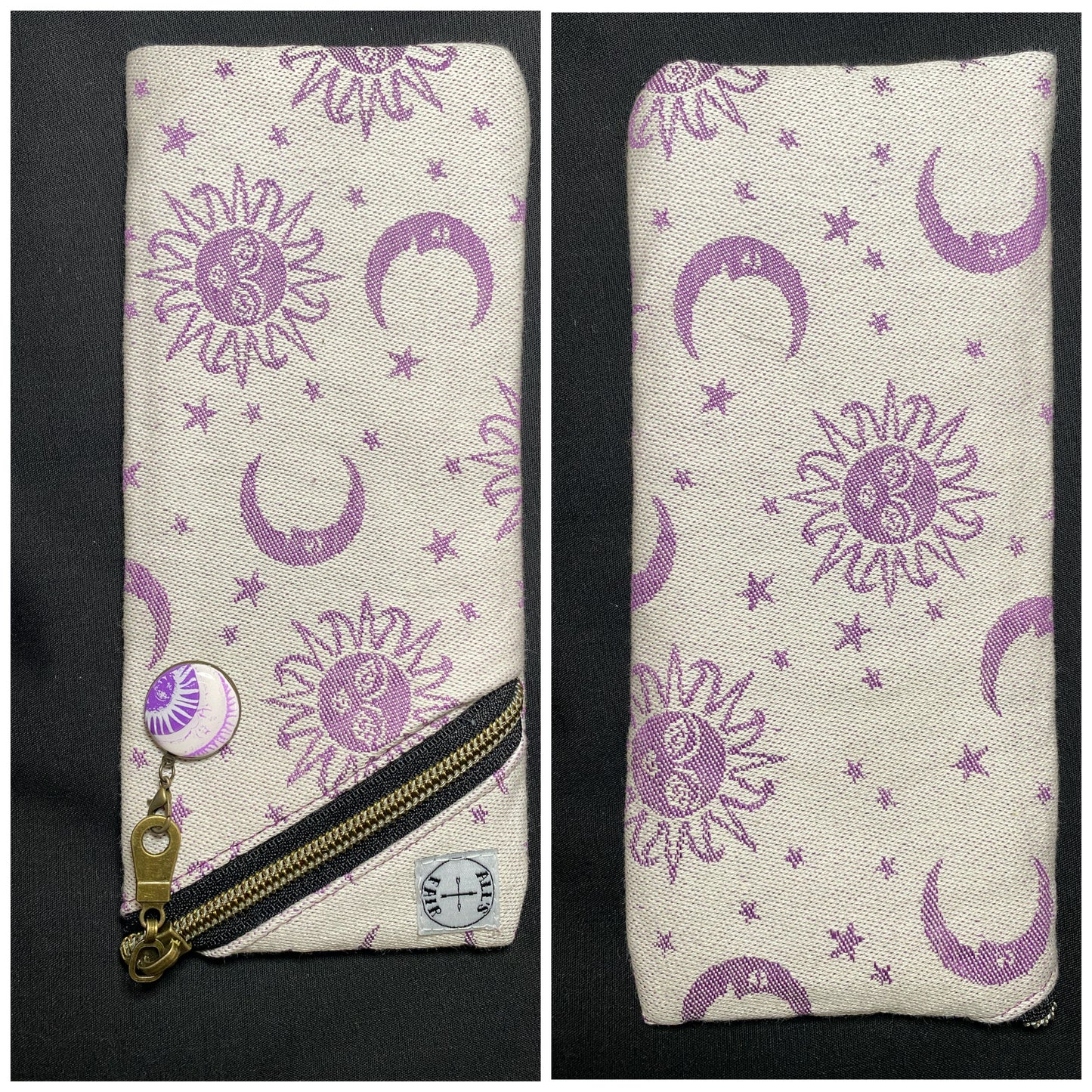 Offset zipper case