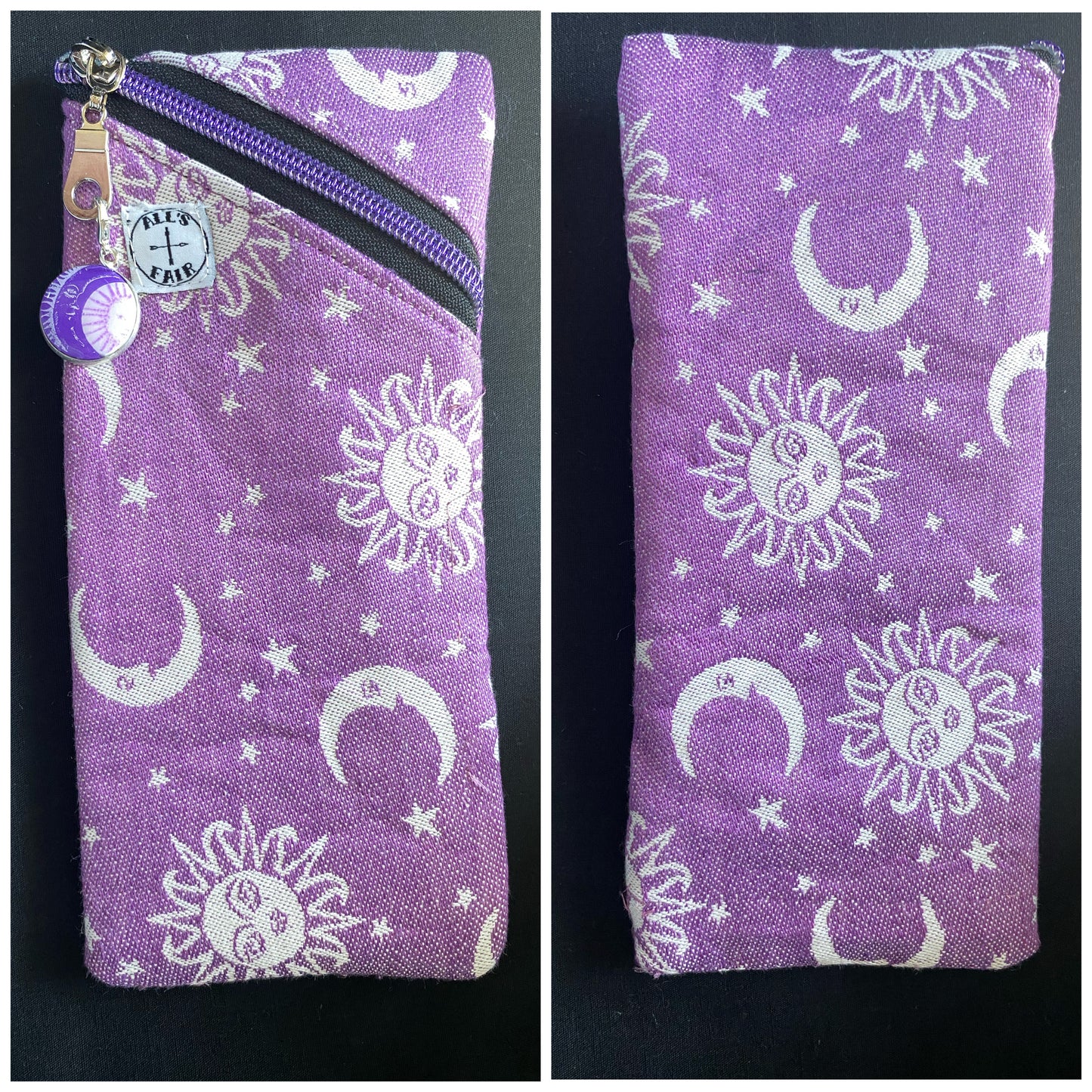 Offset zipper case