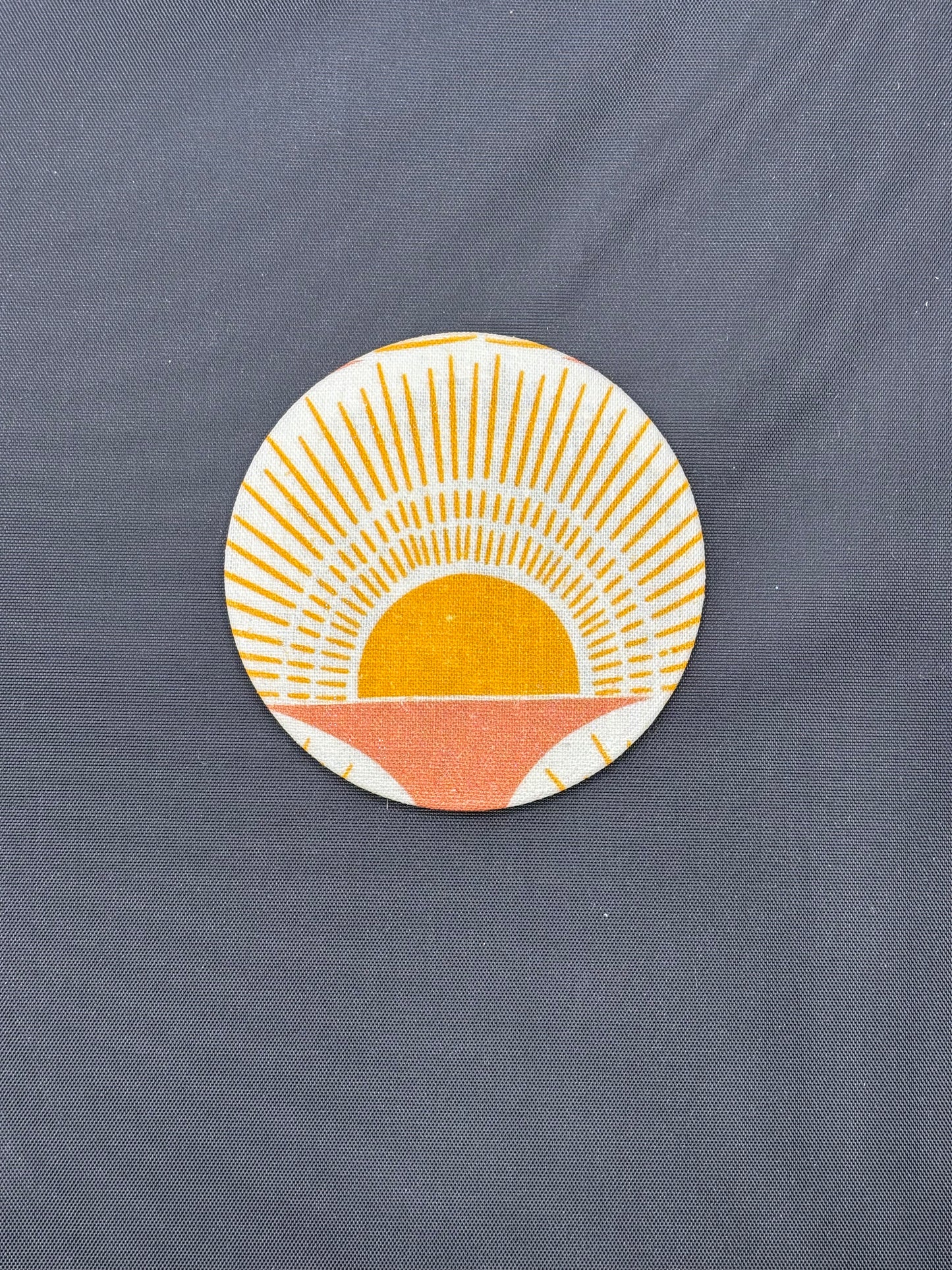 Fabric backed Pocket Mirror