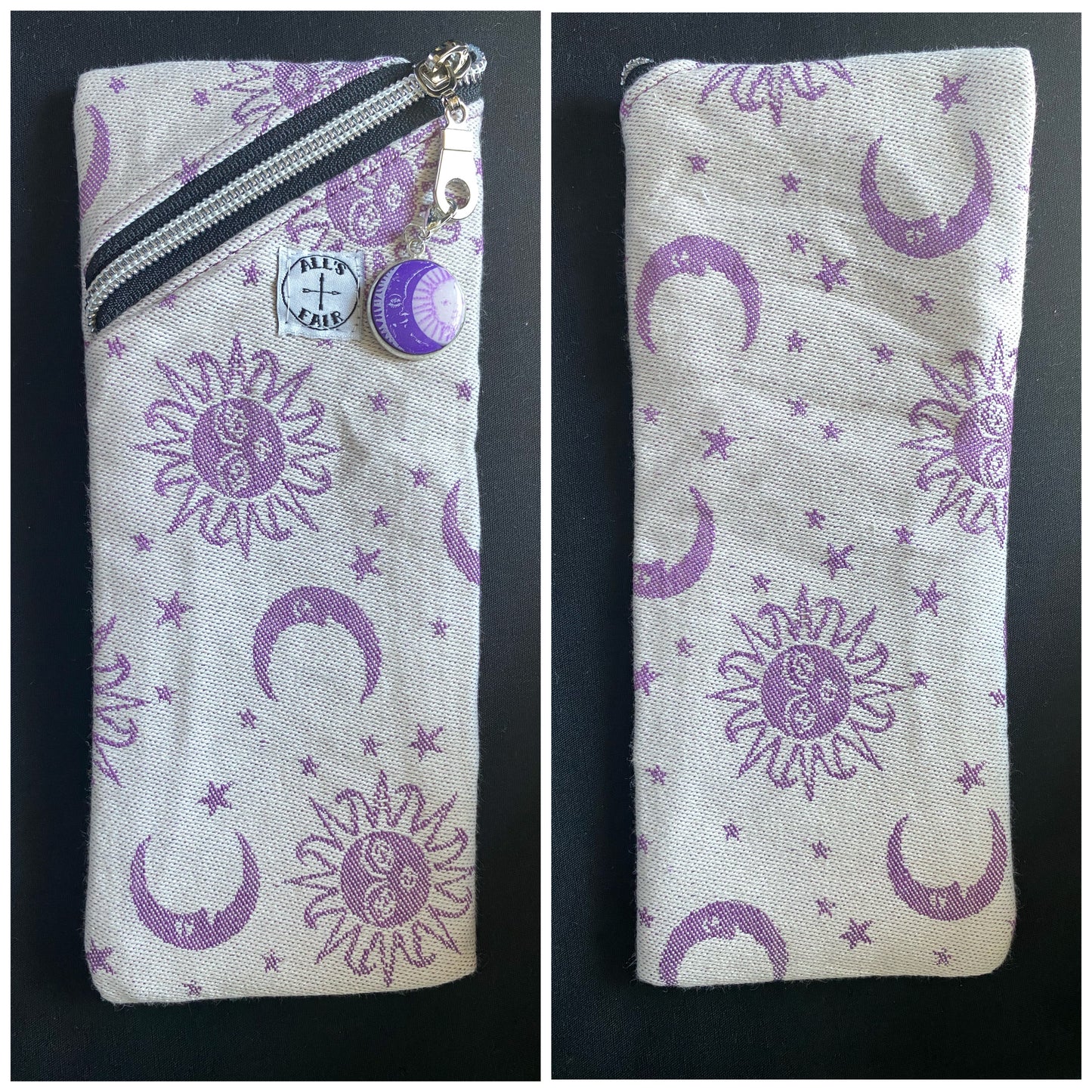 Offset zipper case