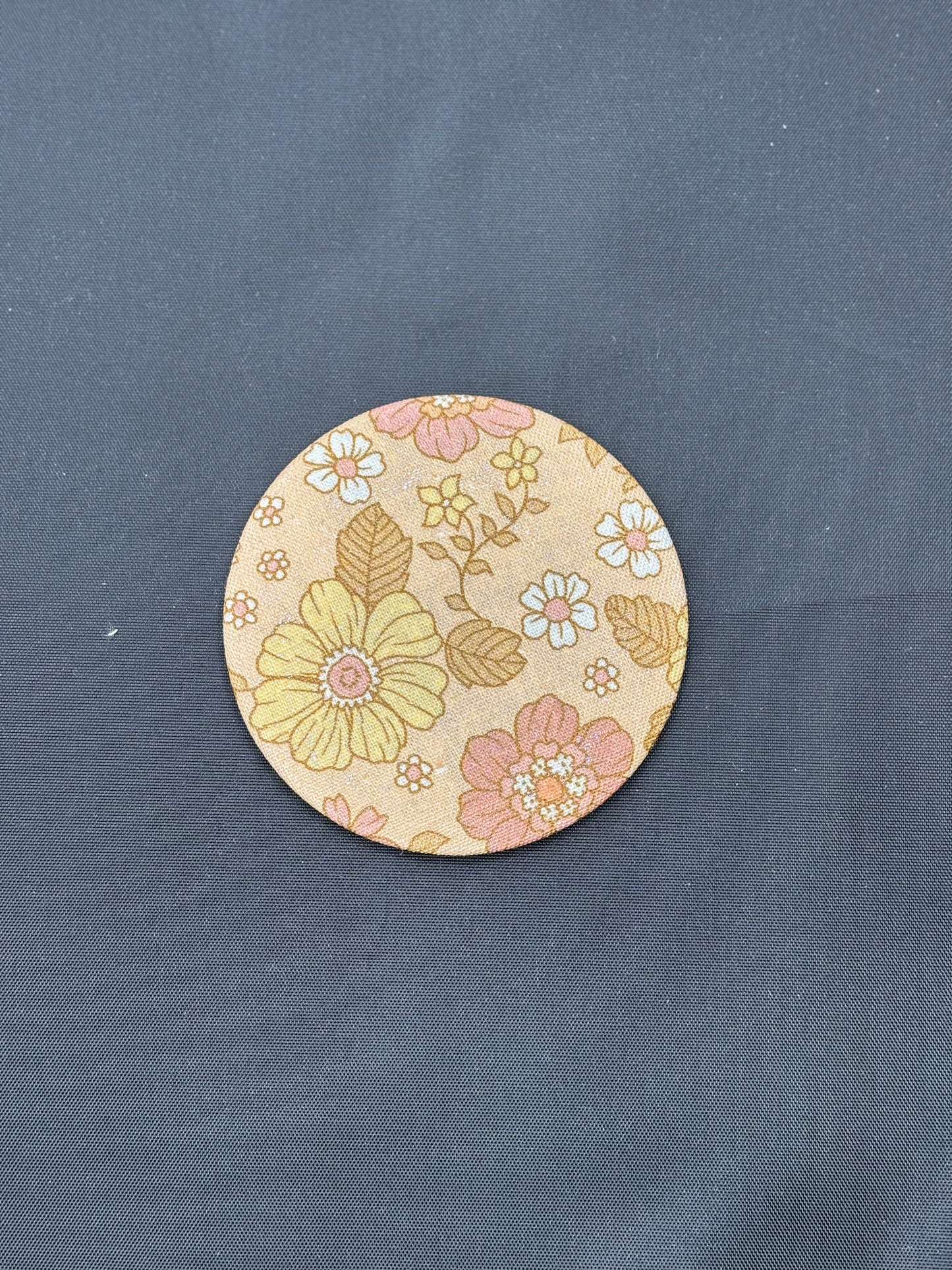 Fabric backed Pocket Mirror