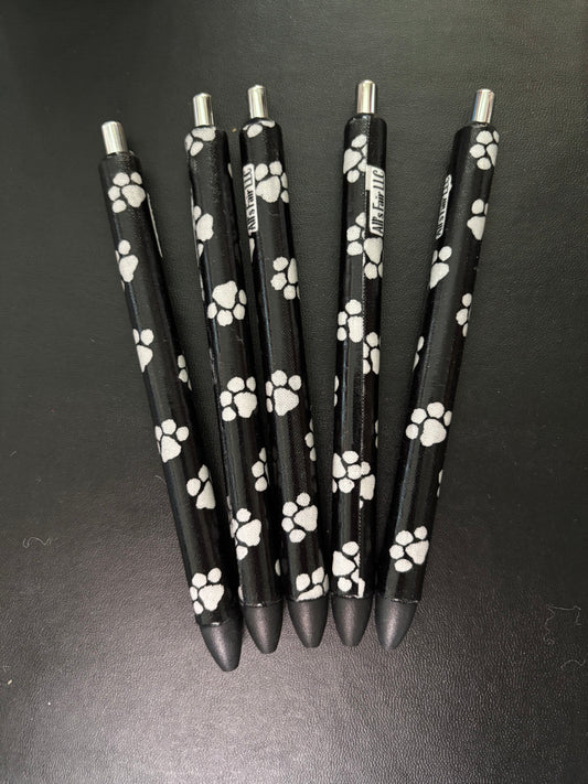 Paw print pens