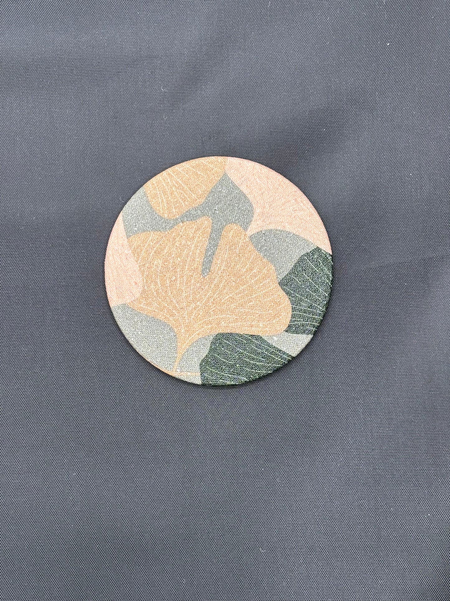 Fabric backed Pocket Mirror