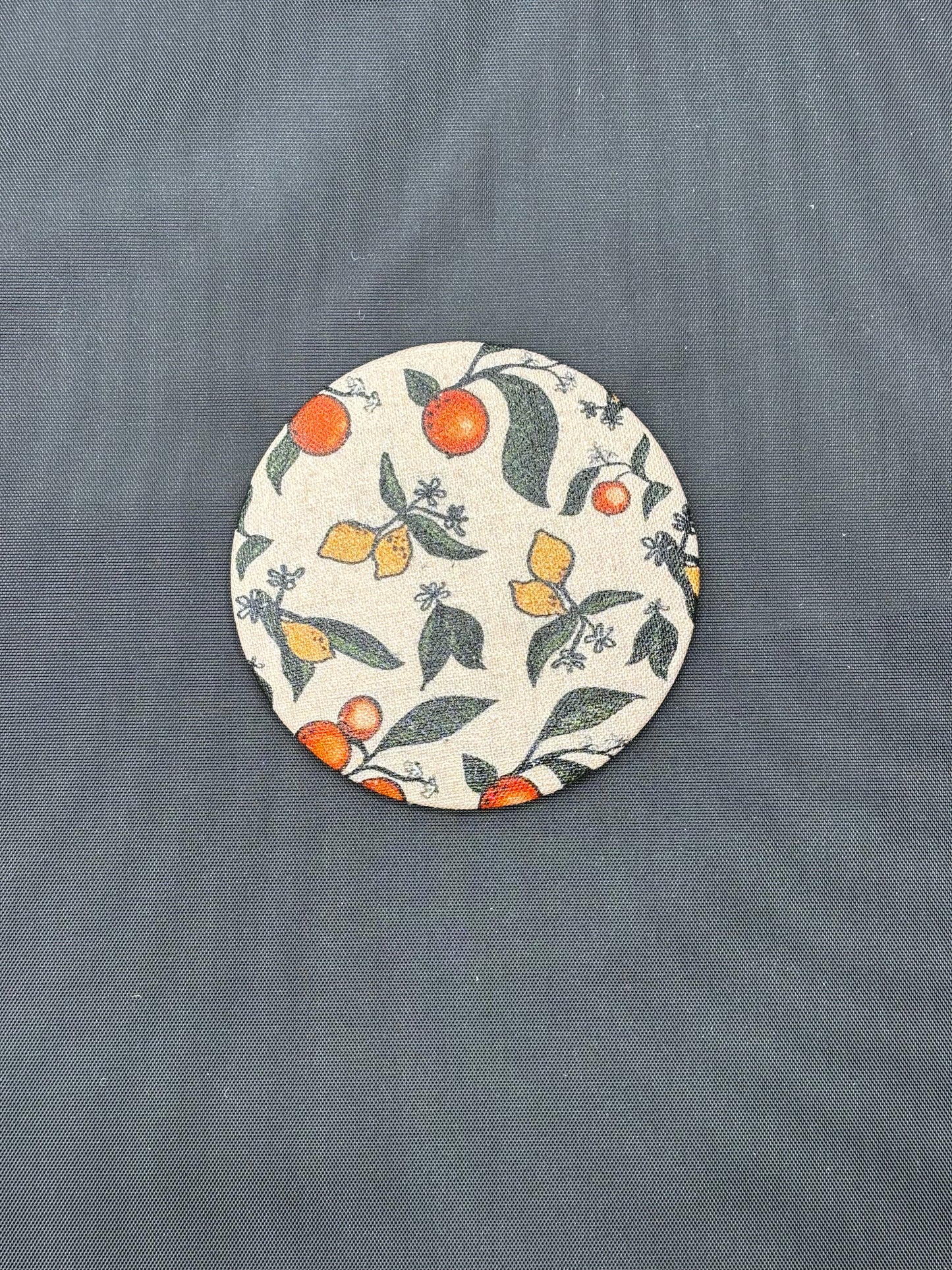 Fabric backed Pocket Mirror