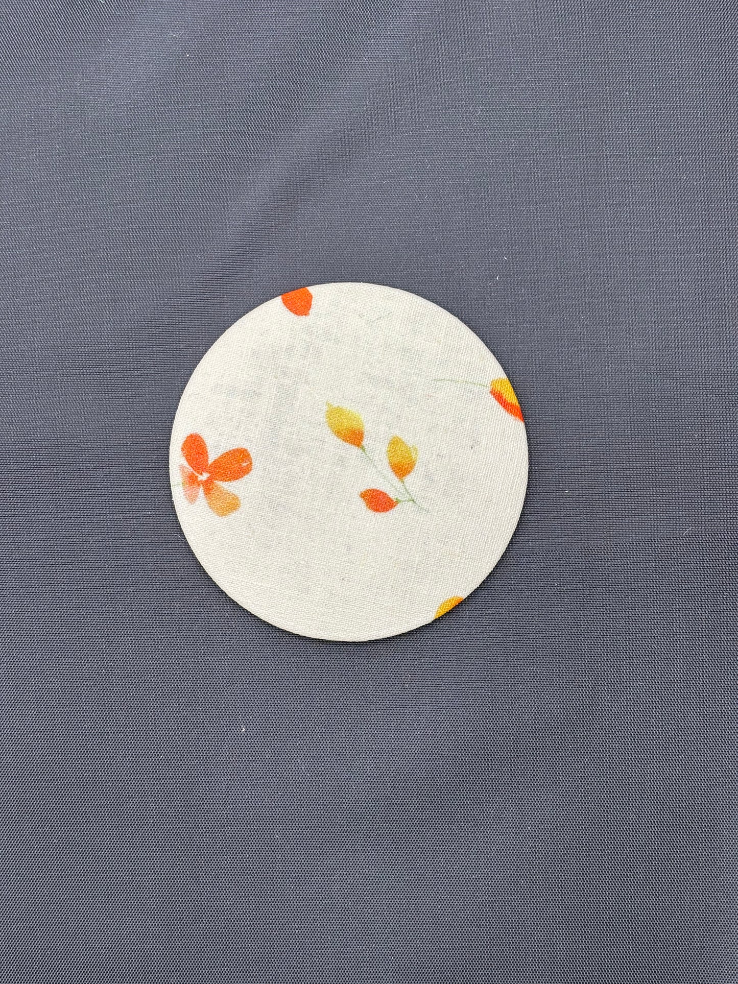 Fabric backed Pocket Mirror