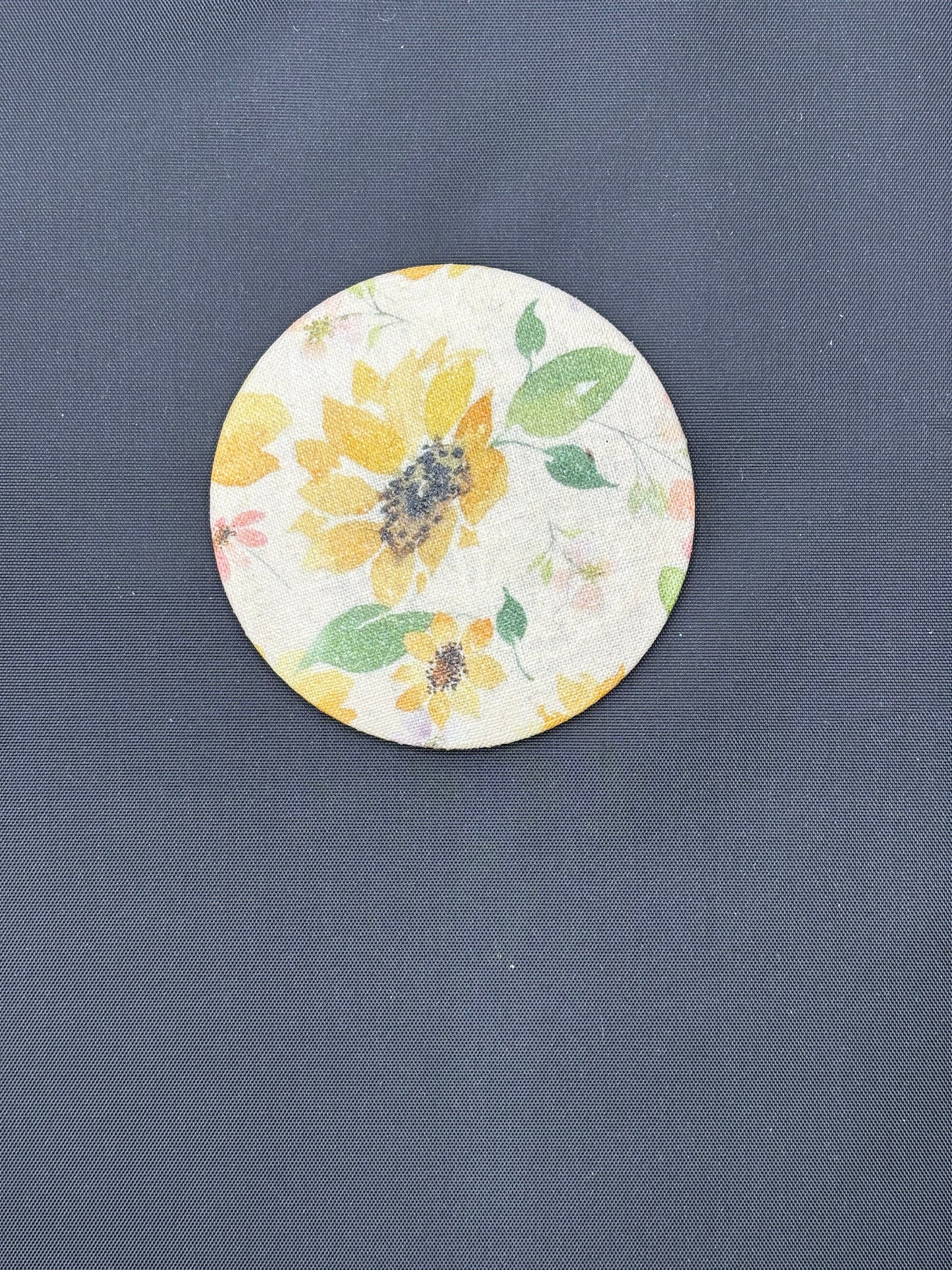 Fabric backed Pocket Mirror