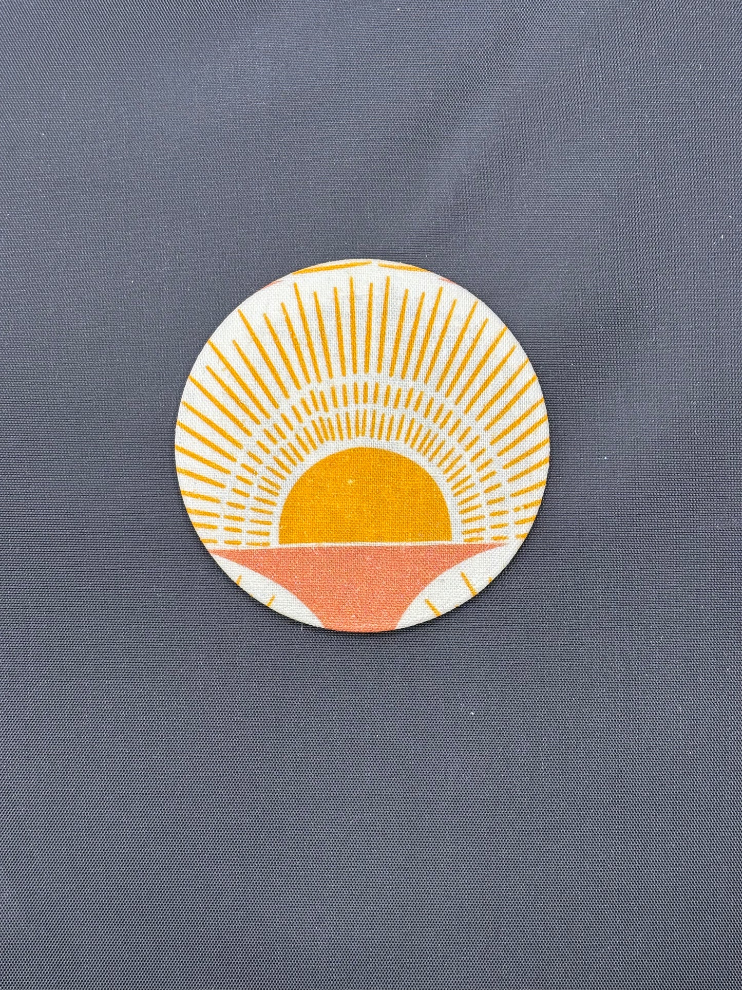 Fabric backed Pocket Mirror