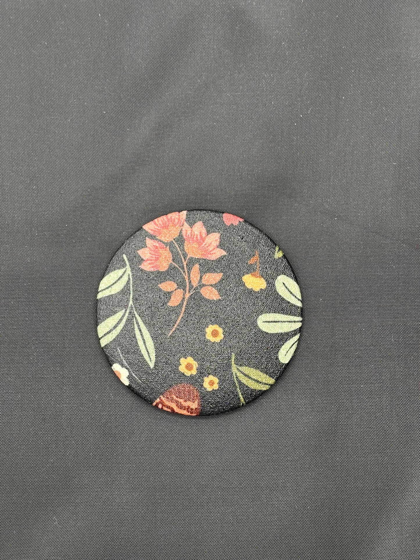 Fabric backed Pocket Mirror
