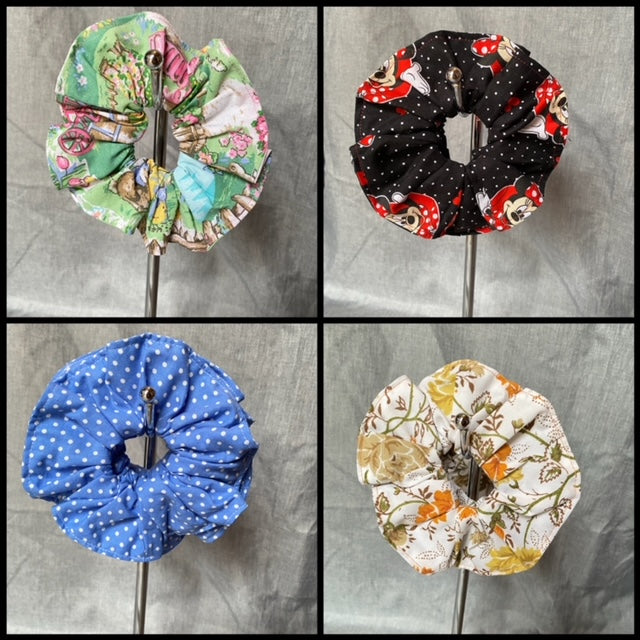 Cotton Fabric Scrunchie