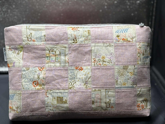 XL Quilted Flat Bottom Bag